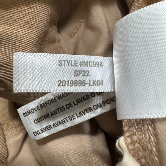 Madewell Harlow Wide Leg Pants Womens 12 Beige Khaki Lyocell Pleated High Rise - Picture 15 of 16